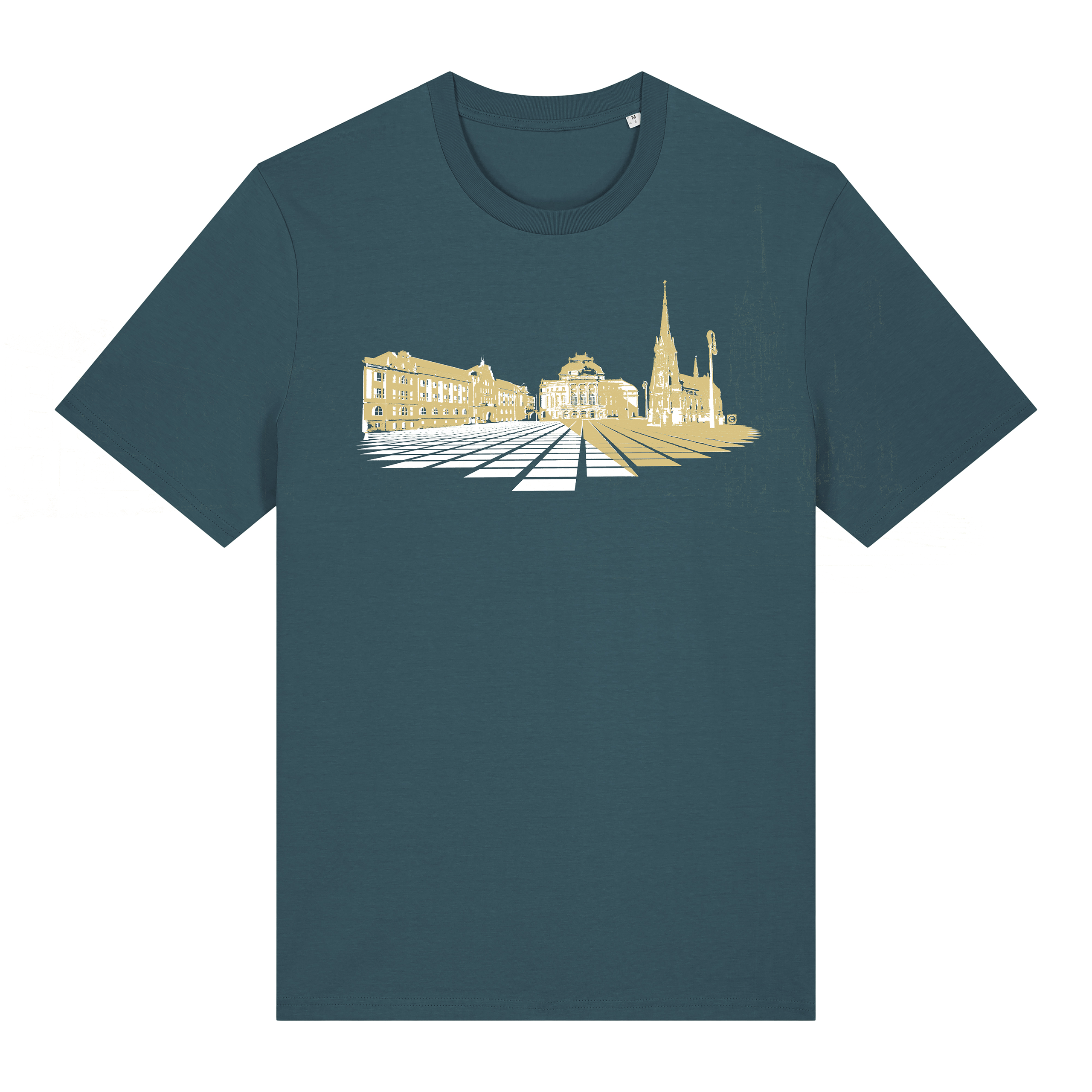 T-Shirt bedruckt "Opernplatz Chemnitz"