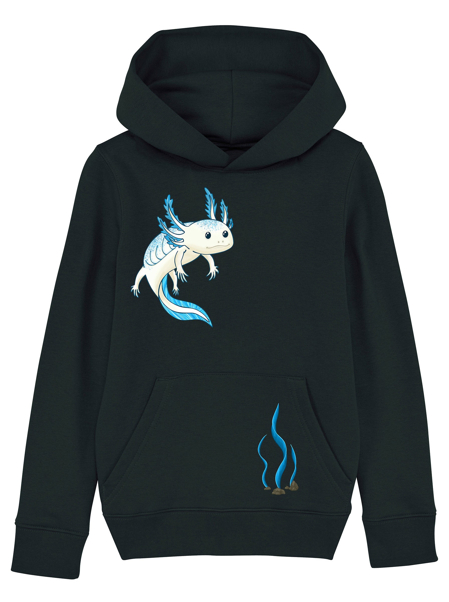 Kinder-Hoodie "Axolotl"