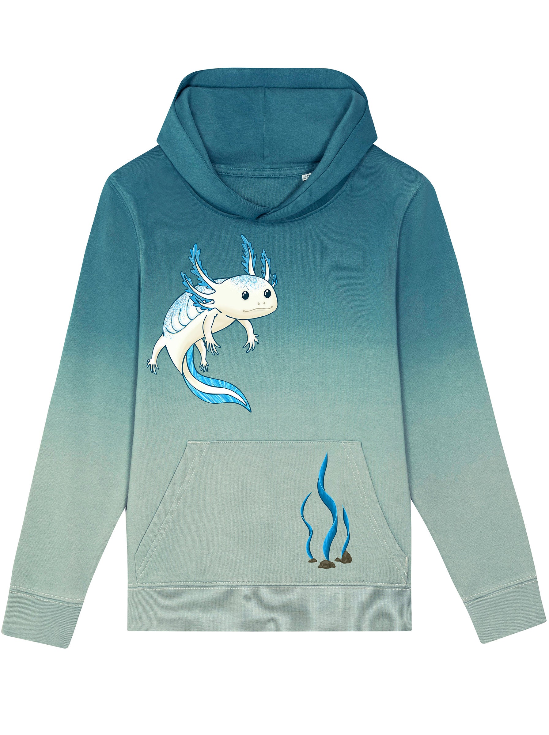 Kinder-Hoodie "Axolotl"