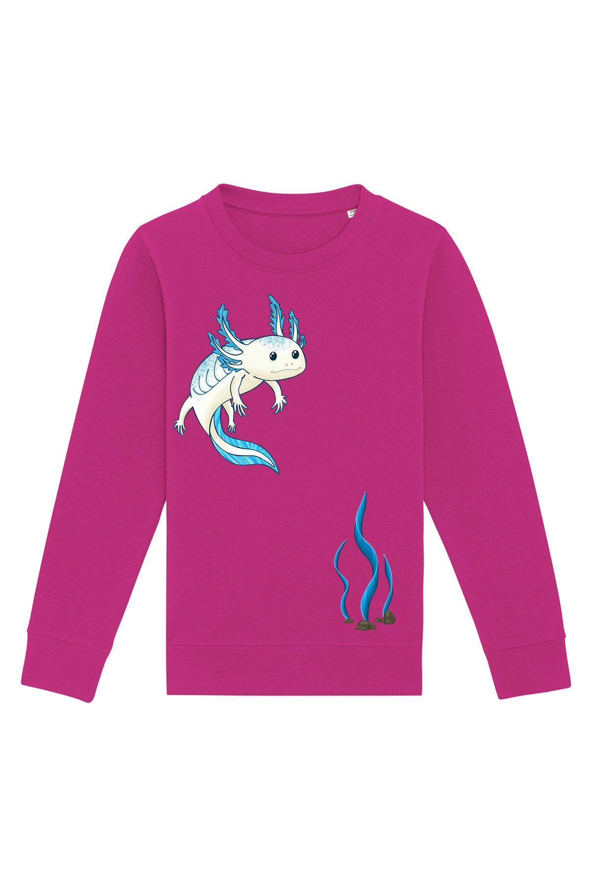 Kinder Sweatshirt „Axolotl“ – Nachhaltiger Pullover mit Tiermotiv