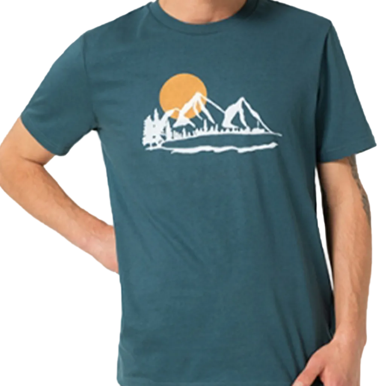 T-Shirt bedruckt "Bergluft"