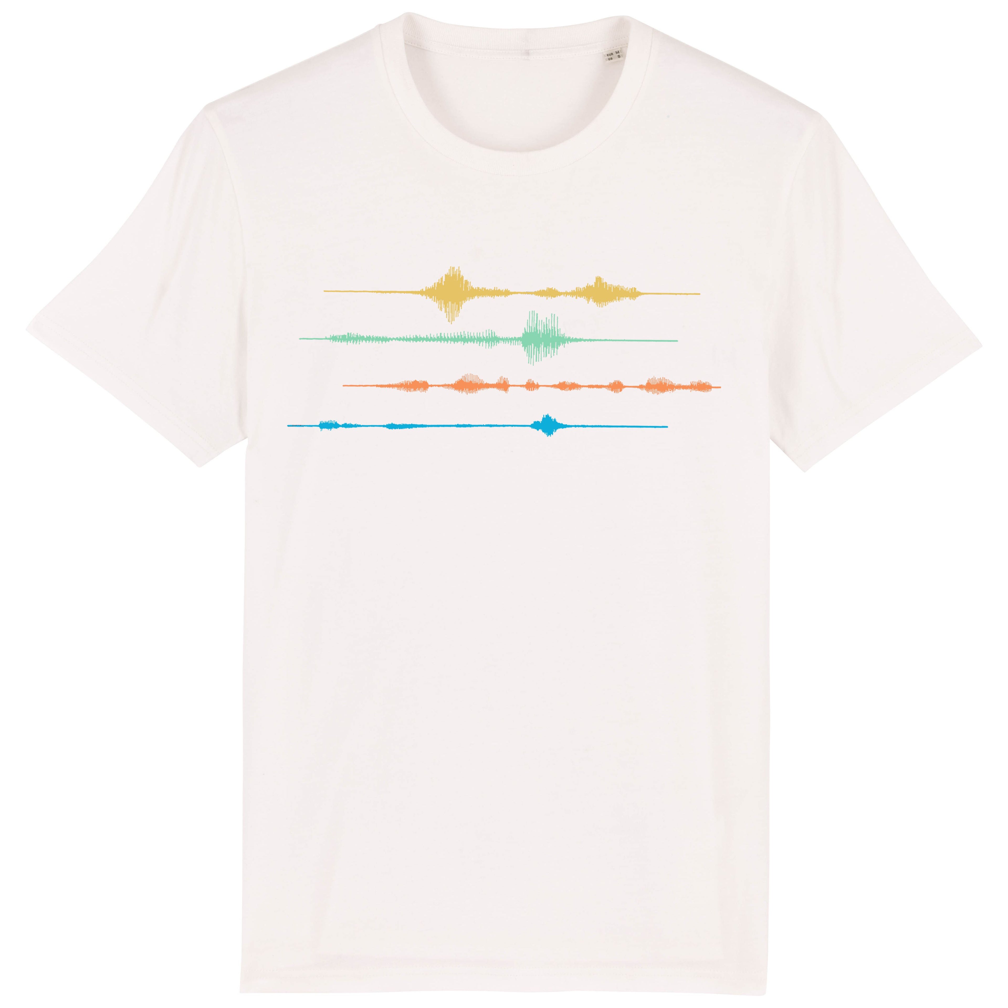 T-Shirt Schallwelle, Frequenz, Unisex