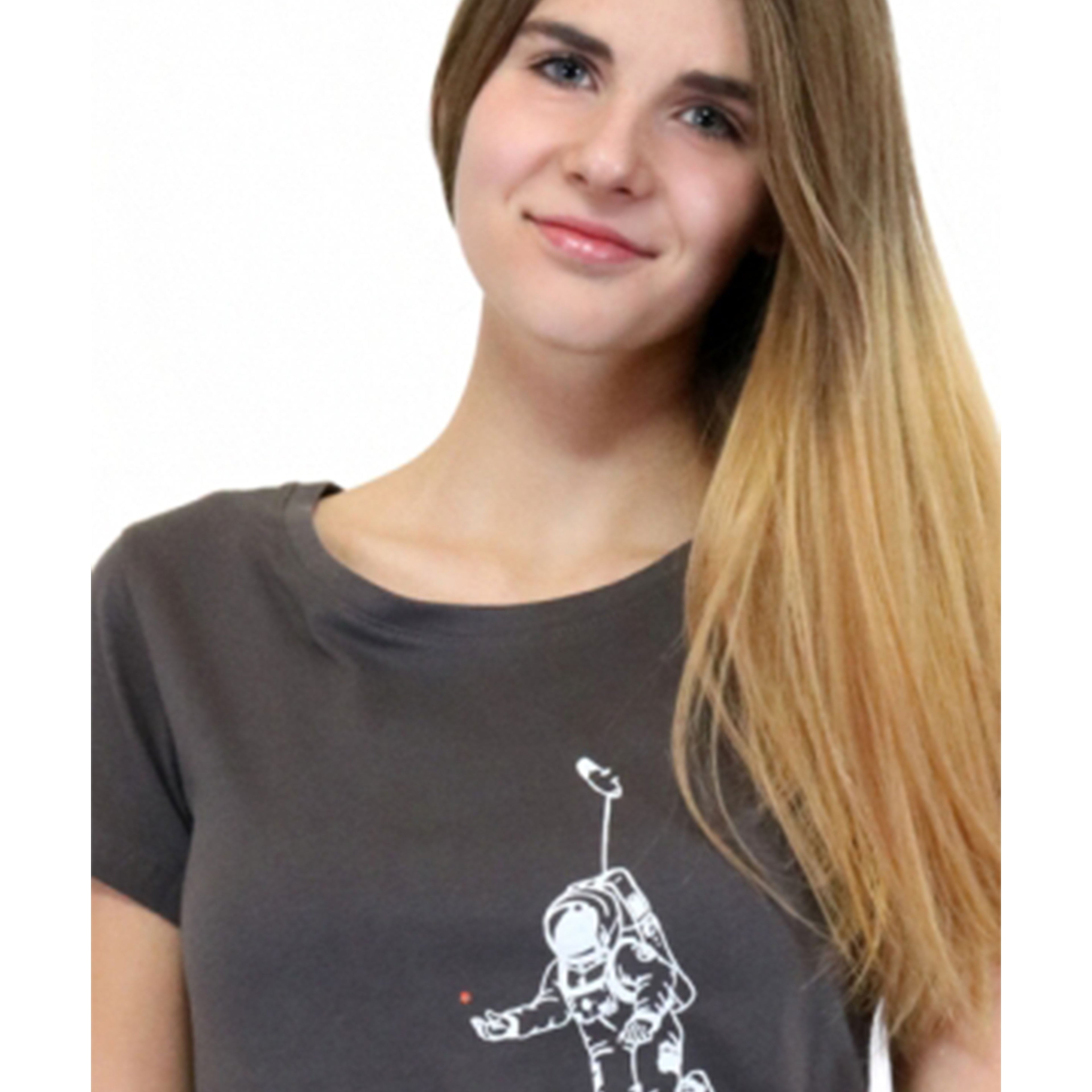 Damenshirt "Kosmonaut" grau